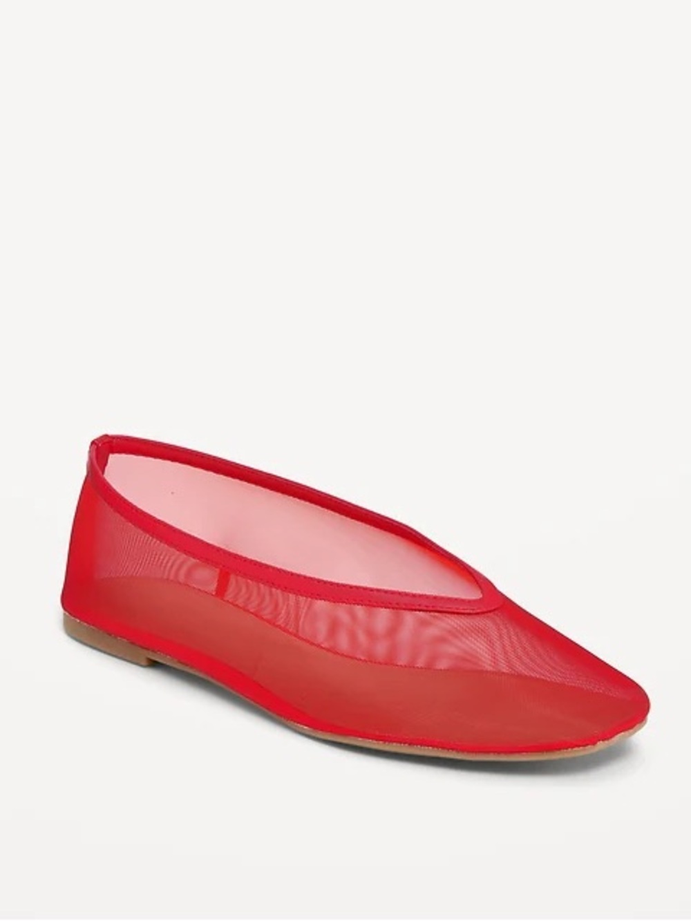 Old Navy NWT Red Mesh Ballet Flats Size 8